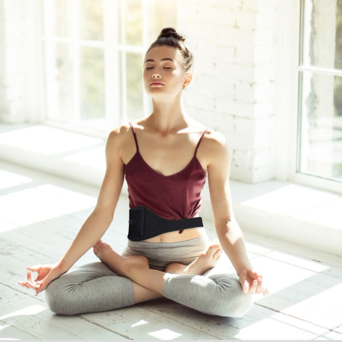 Pilates Yoga Instructor - Microphone Transmitter Carrier Belt for Fitness