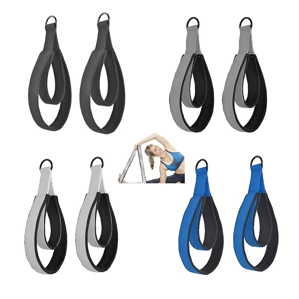 Pilates Yoga Ring Exercises - Double Ring Elastic Yoga Pilates Bed
