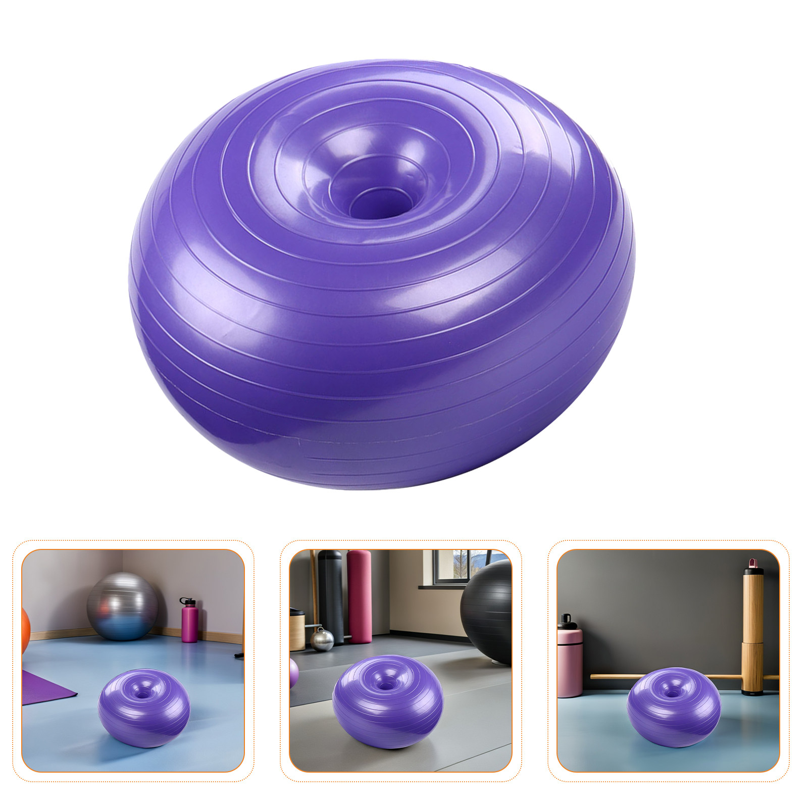 Pilates Yoga Ball Workout - Yoga Auxiliary Donut Shaped Explosion- Balance