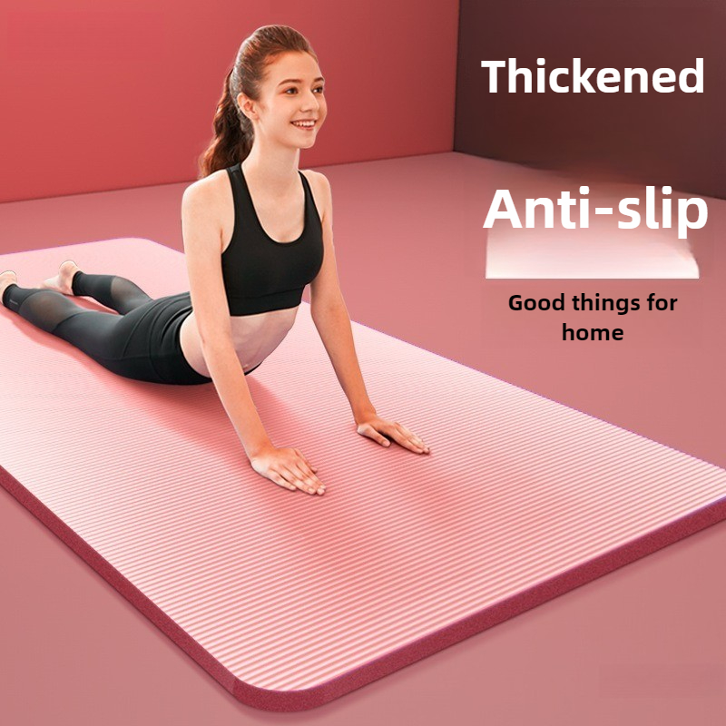Pilates Yoga Matte - Thick Yoga Mat Anti-skid Sports Fitness