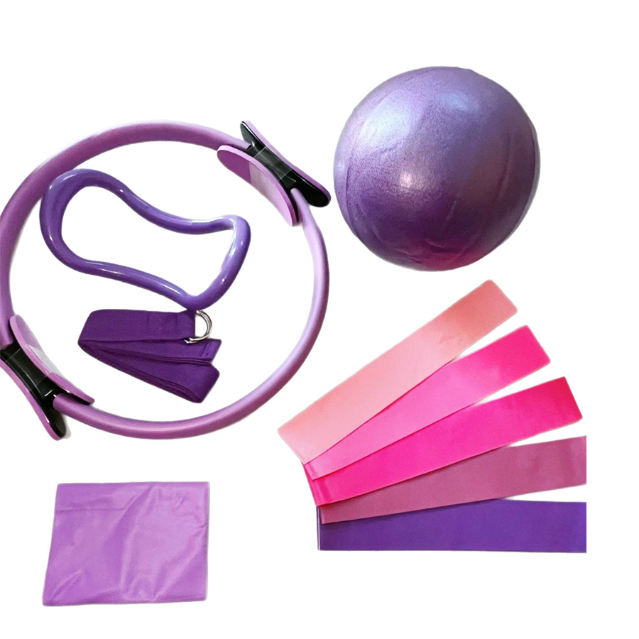 Pilates Yoga Ring Exercises - Customized LOGO 5-Piece Home Gym Resistance