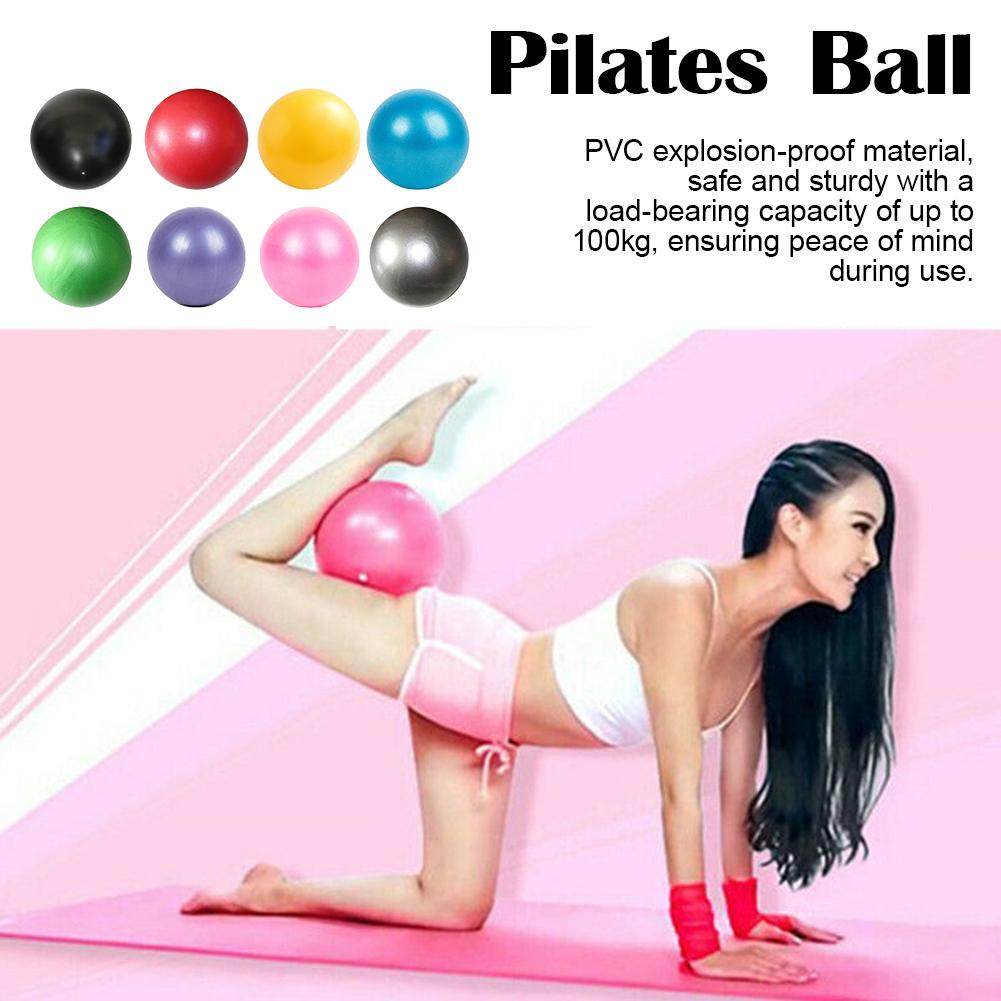 Pilates Yoga Ball Workout - Anti-Burst Mini Pilates Ball 25cm -