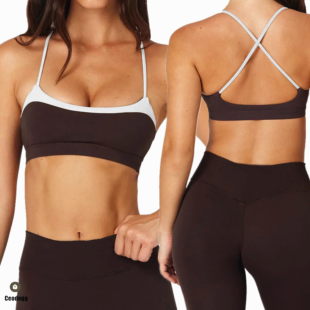 Pilates Yoga Leggings - Pad Yoga Bra For Women Pants