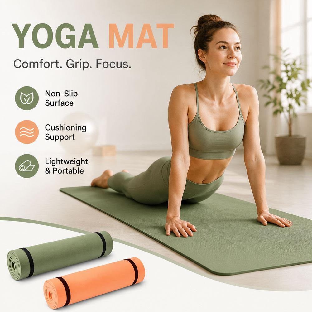 180x50cm Yoga Mats Anti-slip S - Pilates Yoga Matte review and price