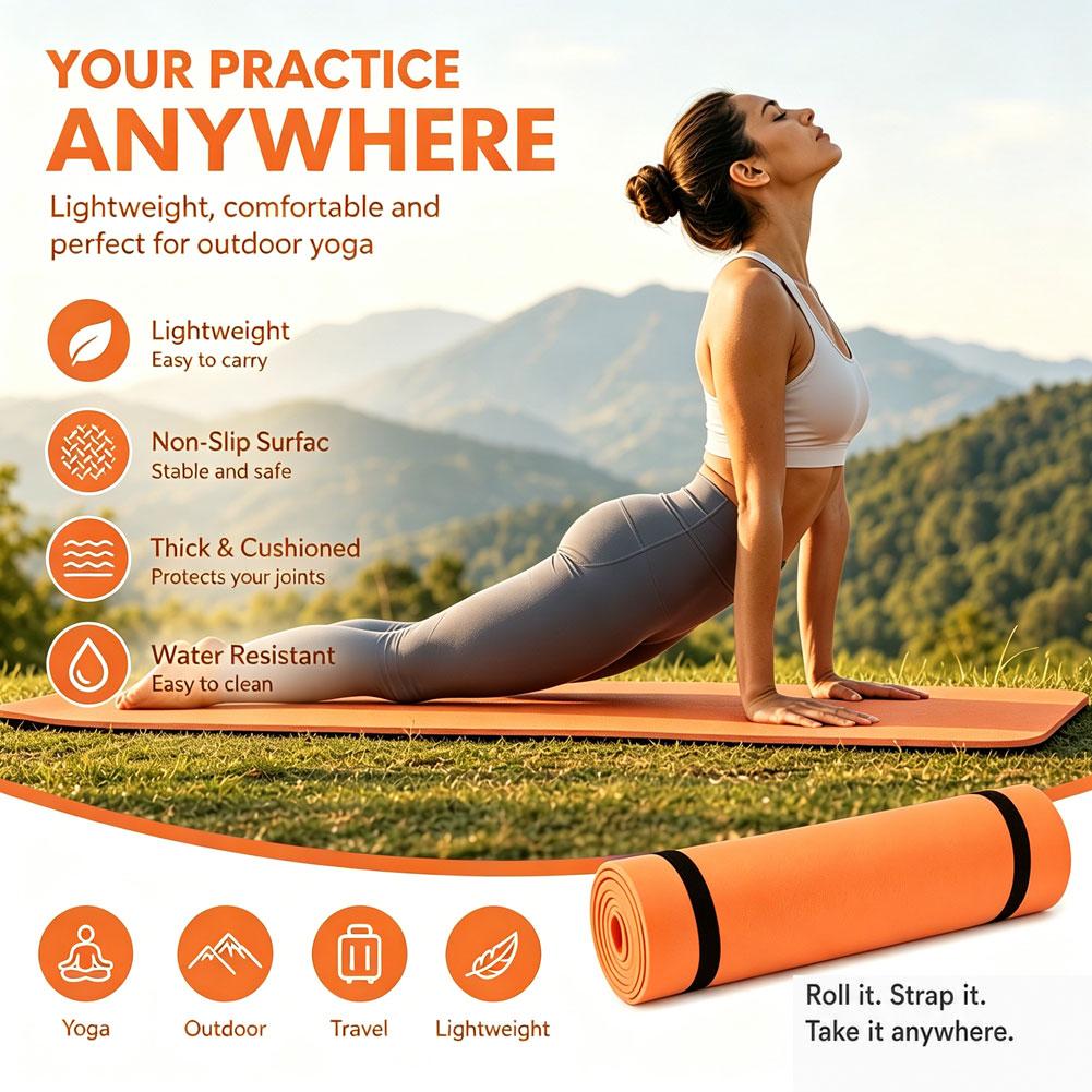 180x50cm Yoga Mats Anti-slip S - Pilates Yoga Matte review and price
