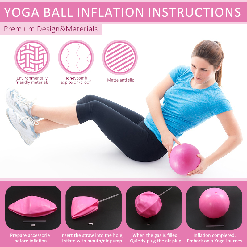 Pilates Ball Resistance Bands  - Pilates Yoga Ball Workout review and price
