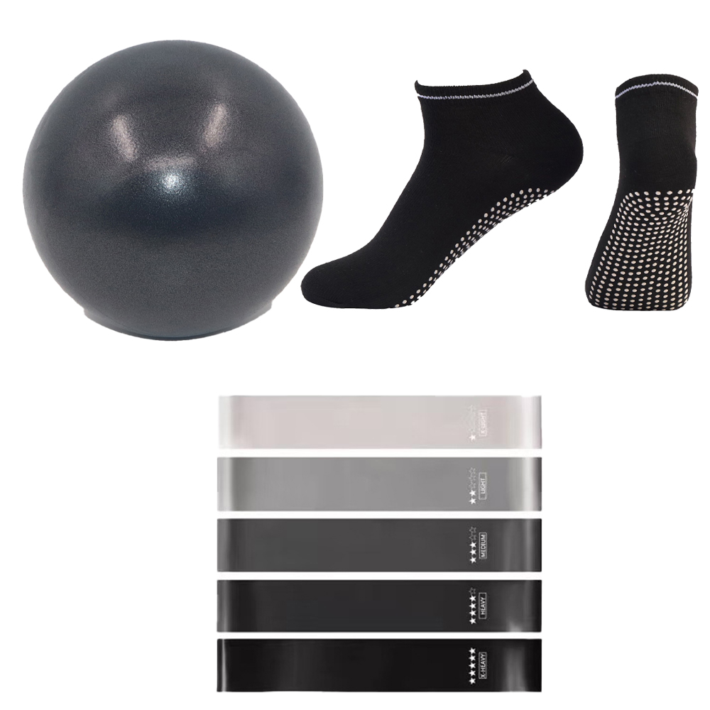 Pilates Ball Resistance Bands  - Pilates Yoga Ball Workout review and price