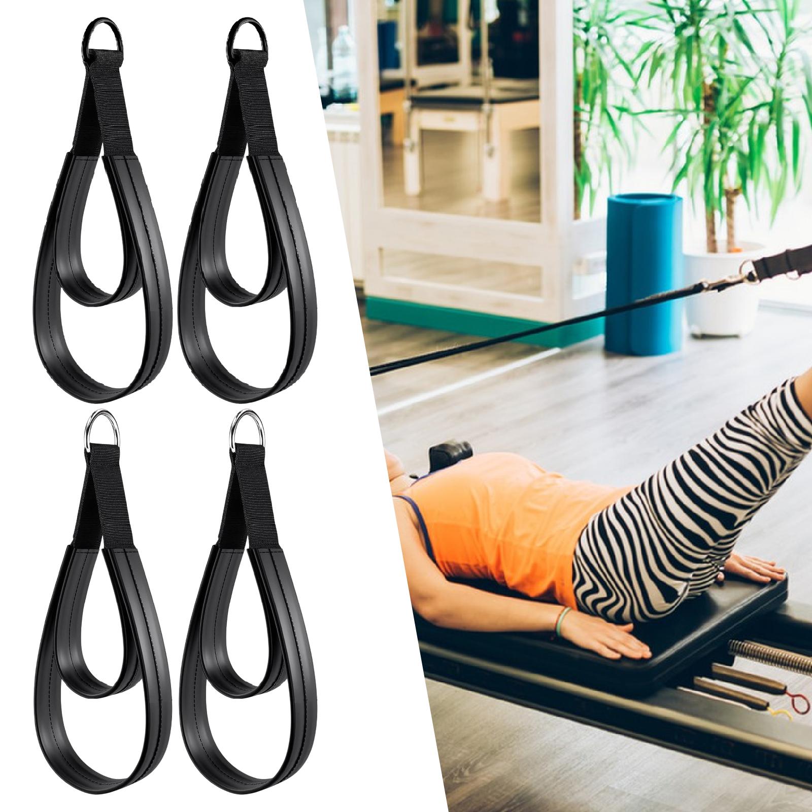 2x D Rings Strap Handle Multif - Pilates Yoga Ring Exercises review and price