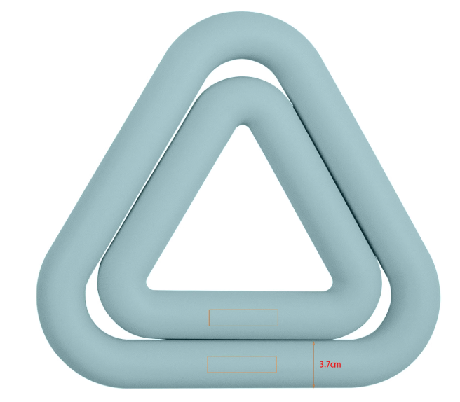 Triangle Iron Ring Yoga Weight - Pilates Yoga Ring Exercises review and price