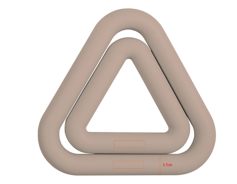 Triangle Iron Ring Yoga Weight - Pilates Yoga Ring Exercises review and price
