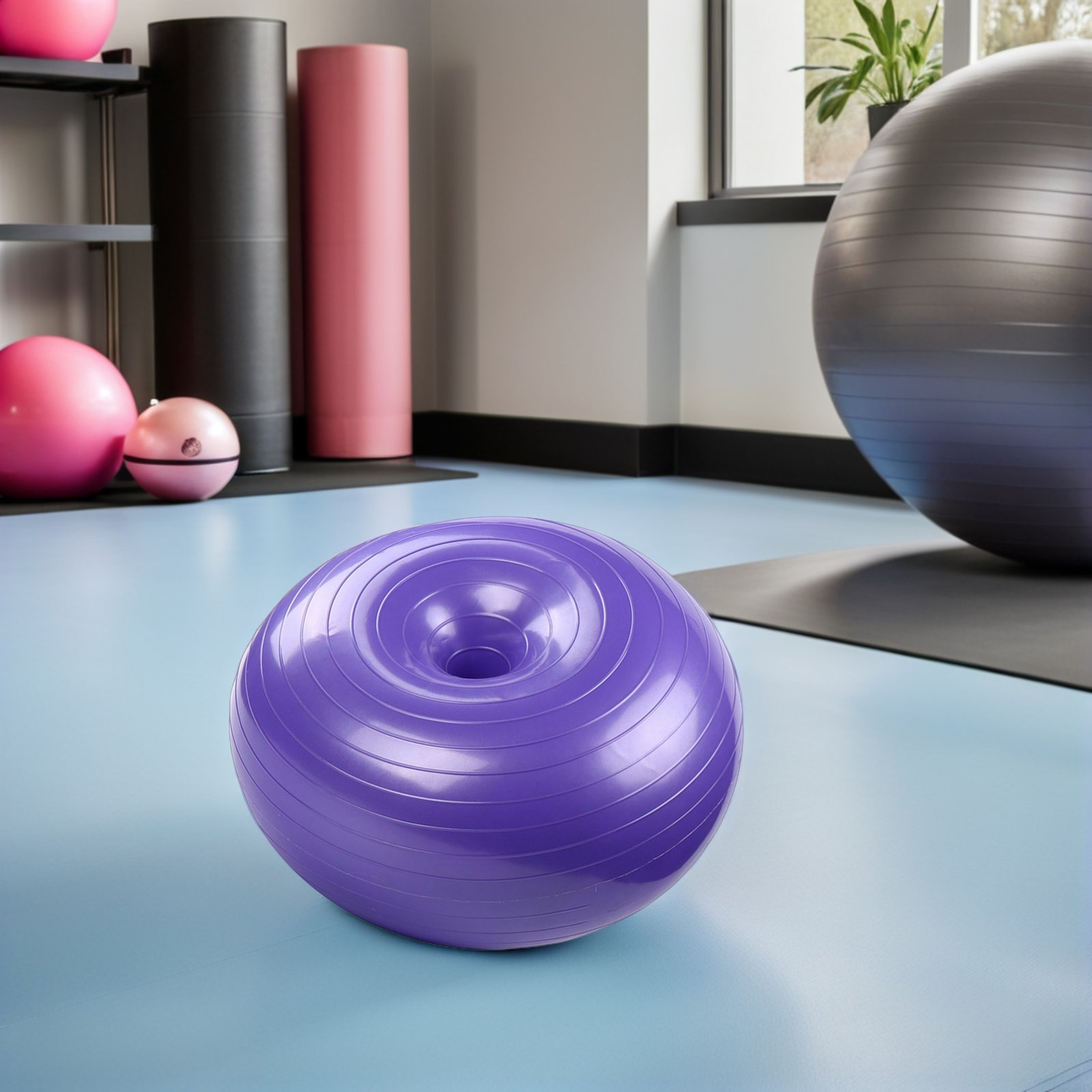 Yoga Auxiliary Donut Shaped Ex - Pilates Yoga Ball Workout review and price
