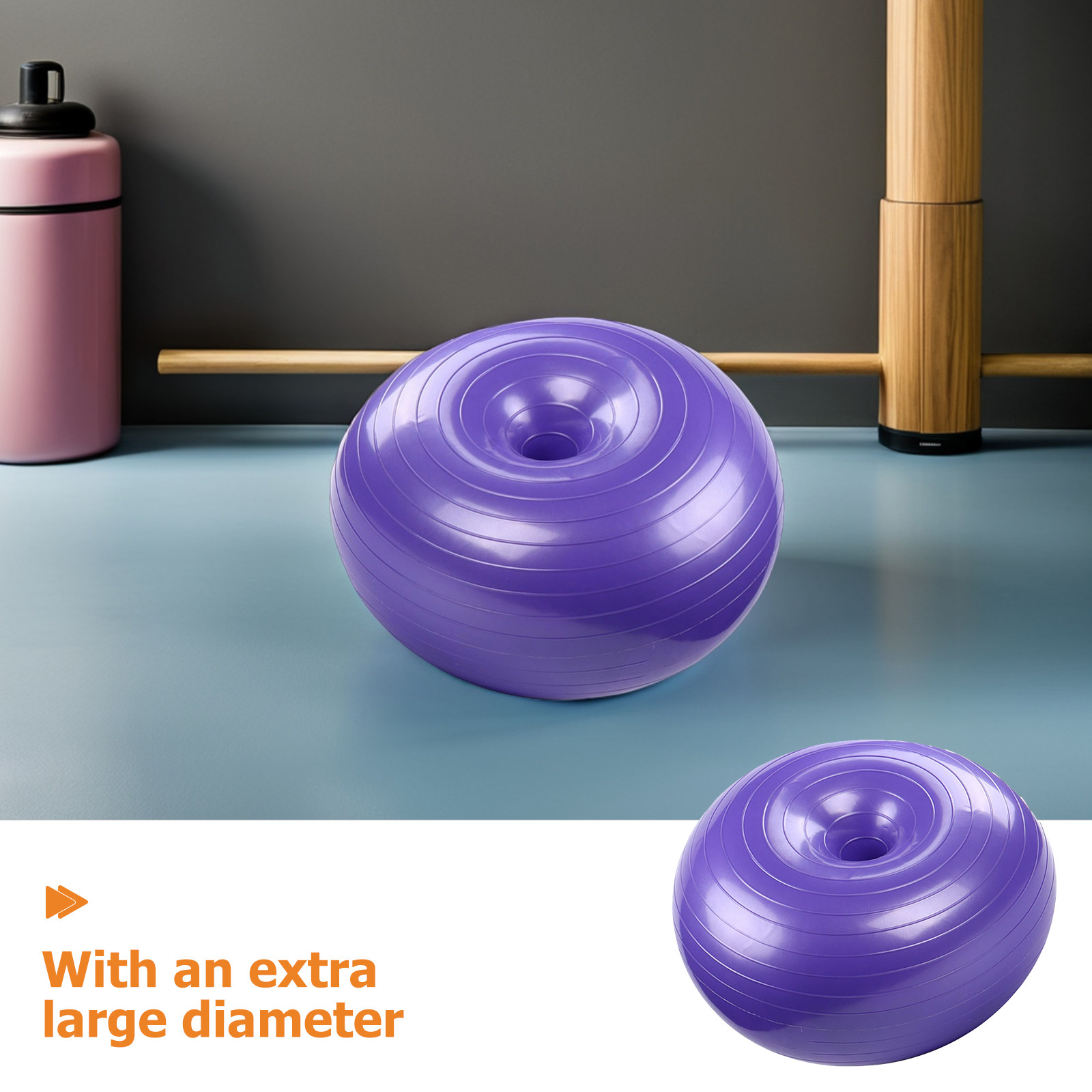 Yoga Auxiliary Donut Shaped Ex - Pilates Yoga Ball Workout review and price