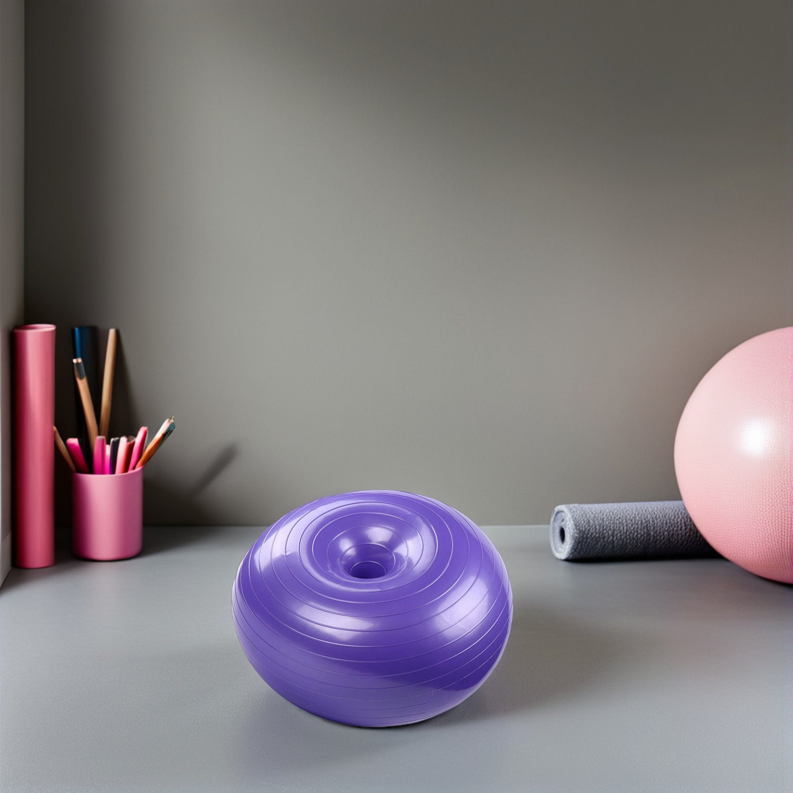 Yoga Auxiliary Donut Shaped Ex - Pilates Yoga Ball Workout review and price