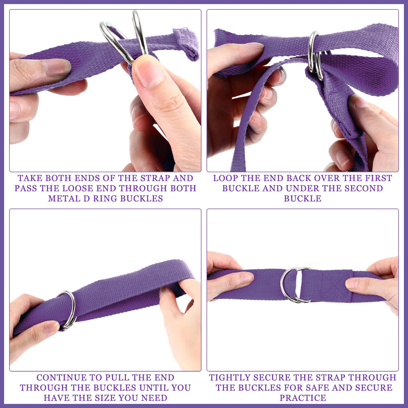 183*3.8cm Yoga Strap Cotton Ex - Pilates Yoga Ring Exercises review and price