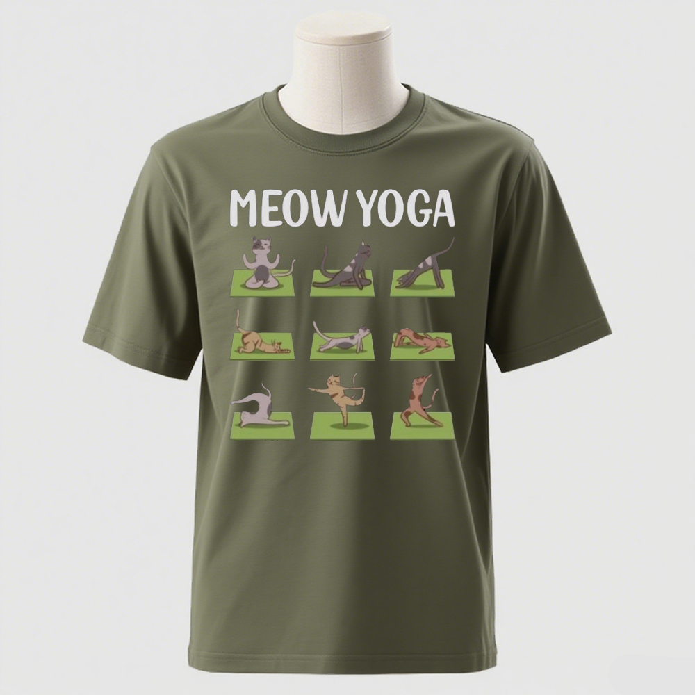 Cat Yoga Shirt Funny Casual Te - Pilates Yoga Instructor review and price