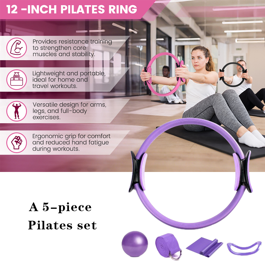 Customized LOGO 5-Piece Home G - Pilates Yoga Ring Exercises review and price