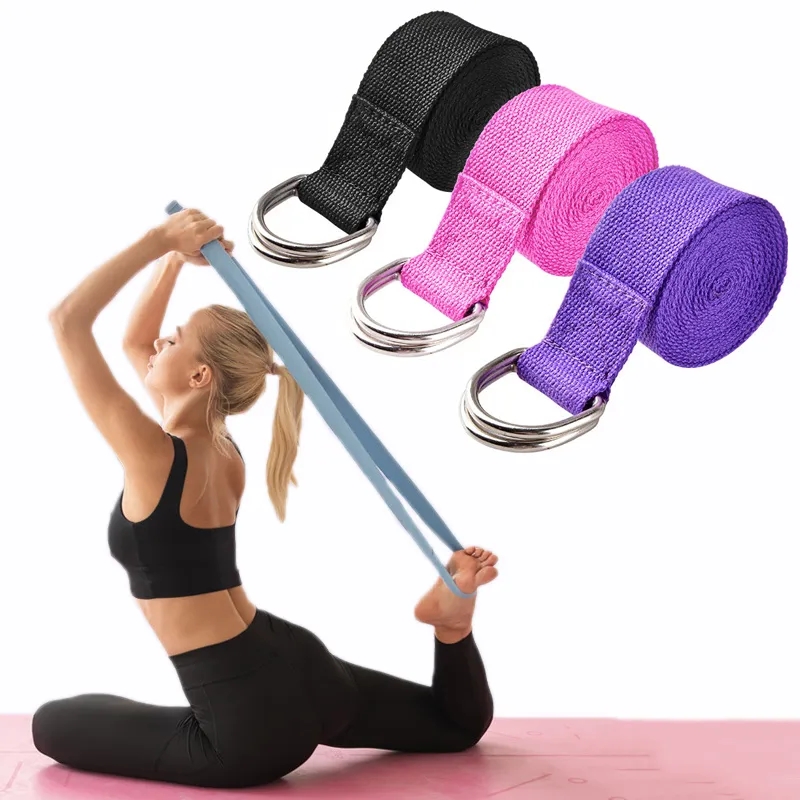 183*3.8cm Yoga Strap Cotton Ex - Pilates Yoga Ring Exercises review and price