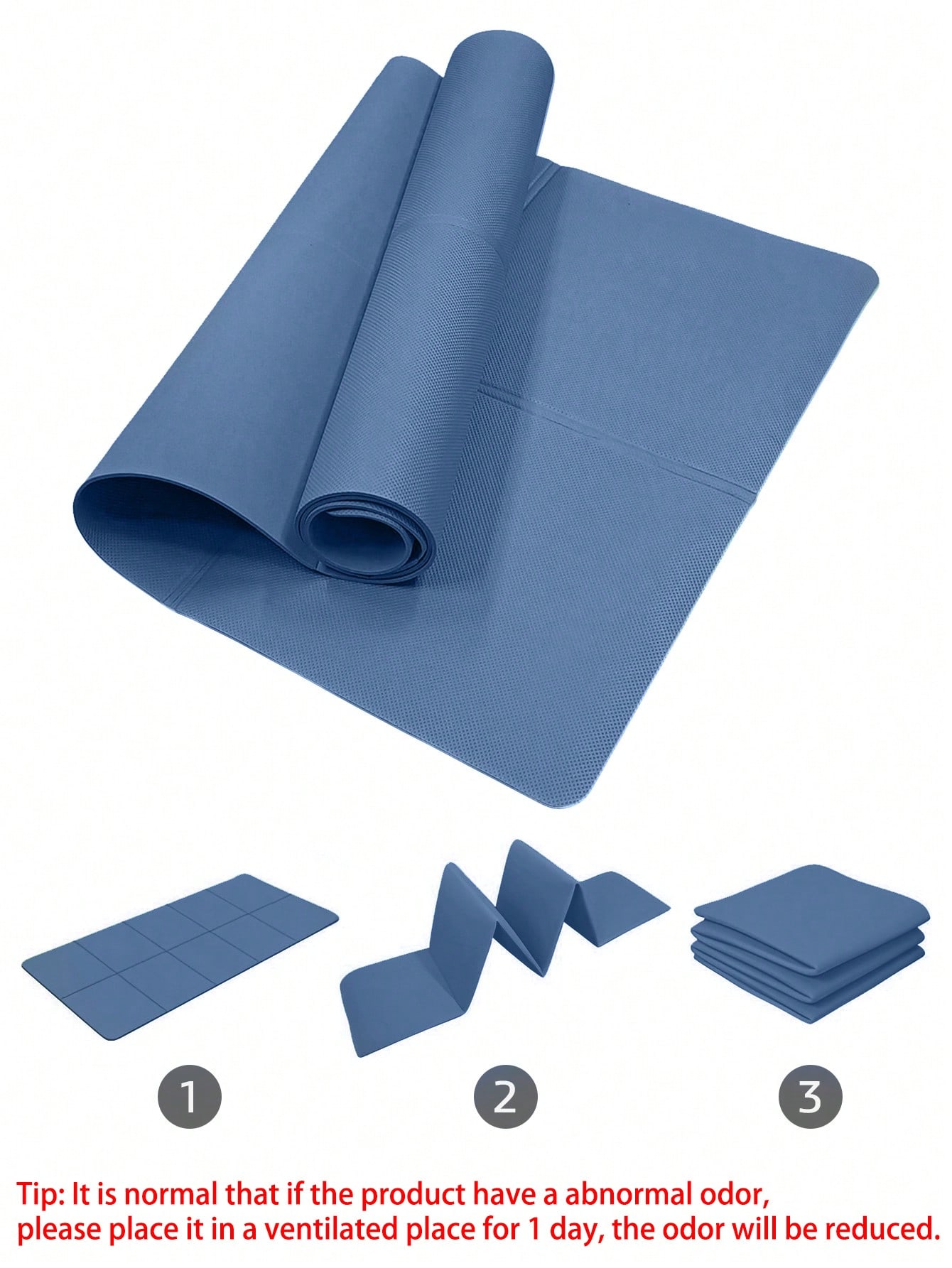 Foldable Yoga Mat Dark Blue Ec - Pilates Yoga Matte review and price