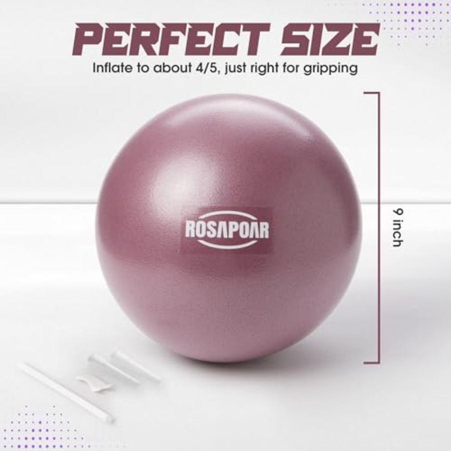 Small Exercise Ball - 9 Inch M - Pilates Yoga Ball Workout review and price