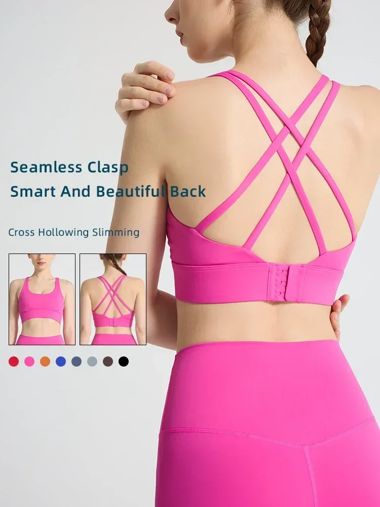 Solid Color Women's Sports Bra - Pilates Yoga Clothes review and price