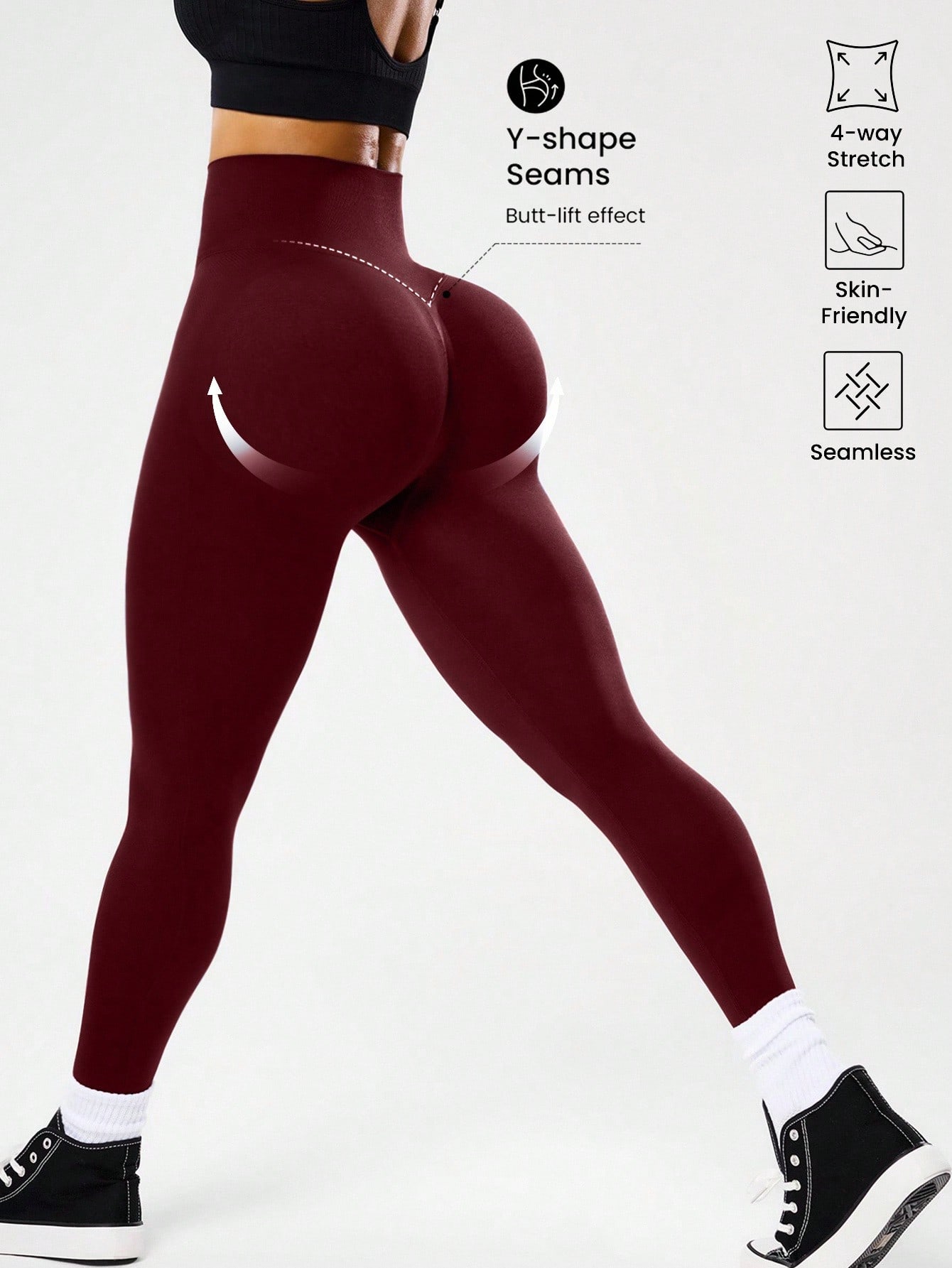 High-waisted seamless yoga leg - Pilates Yoga Leggings review and price